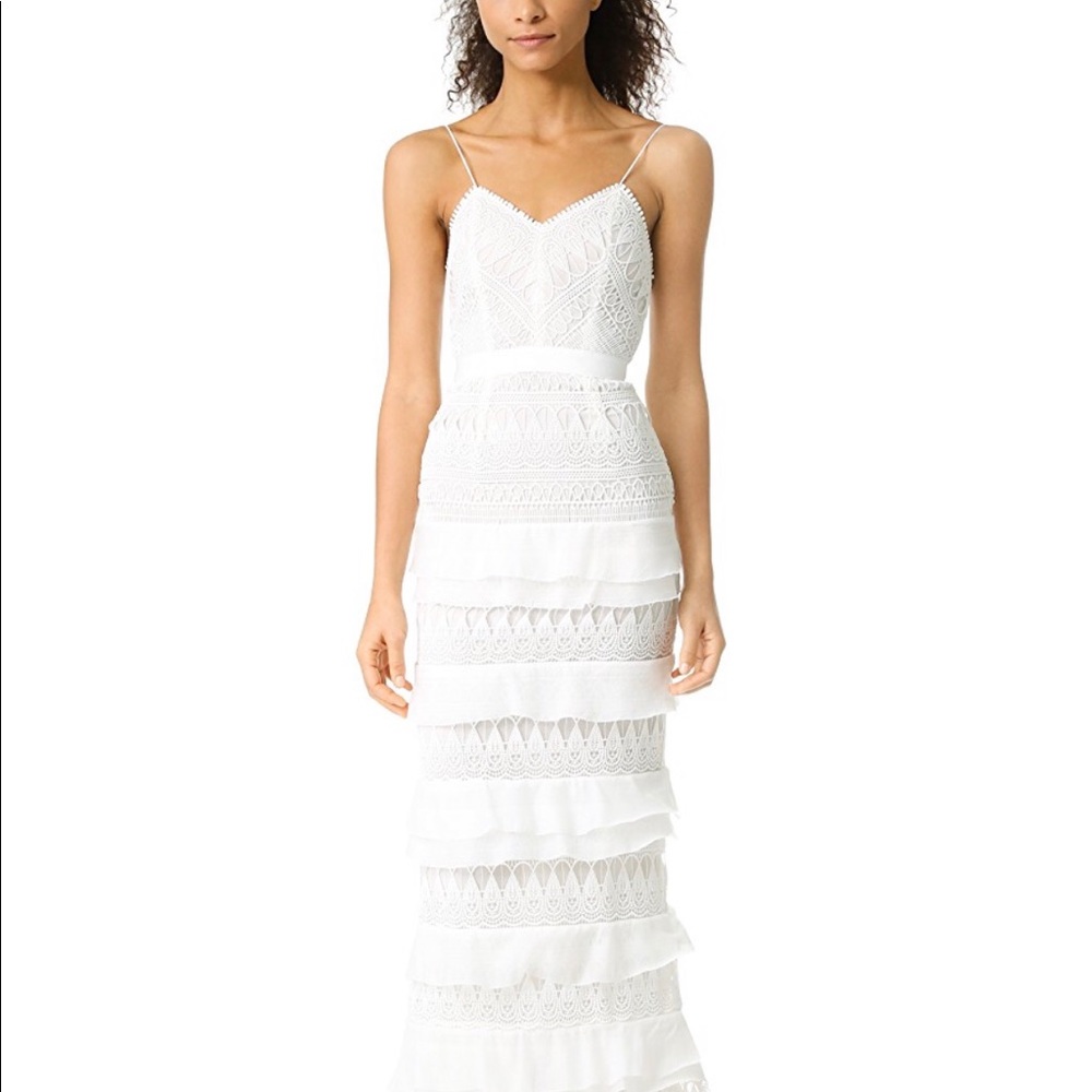 Self Portrait Penelope Tiered Gown